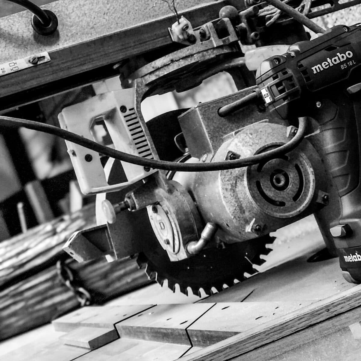 Detail van houtwerk